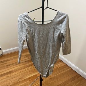 Grey bodysuit